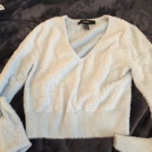 Fuzzy Light Blue Sweater